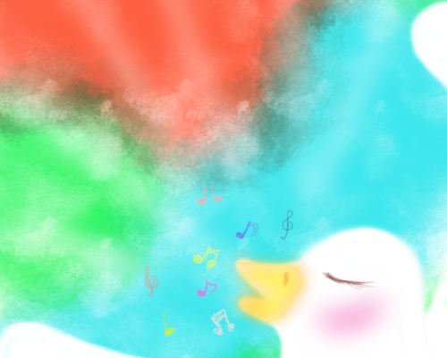 鳥の絵