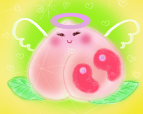 桃の絵
