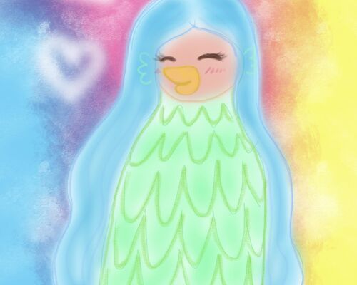アマビエさまの絵