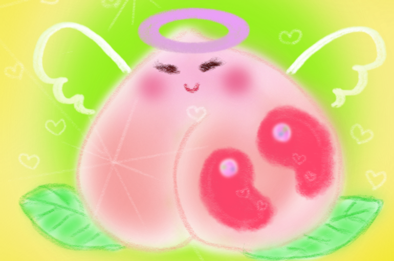 桃の絵