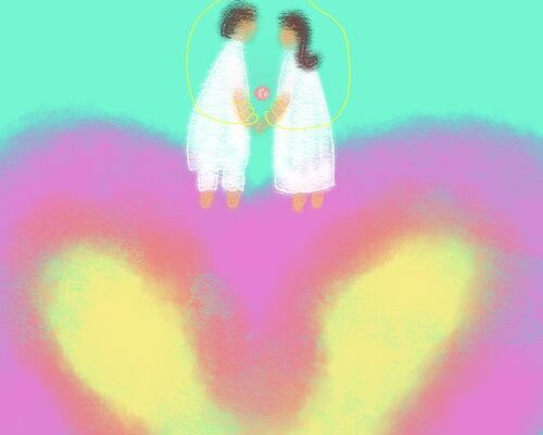 良縁♡縁結びヒーリングの絵
