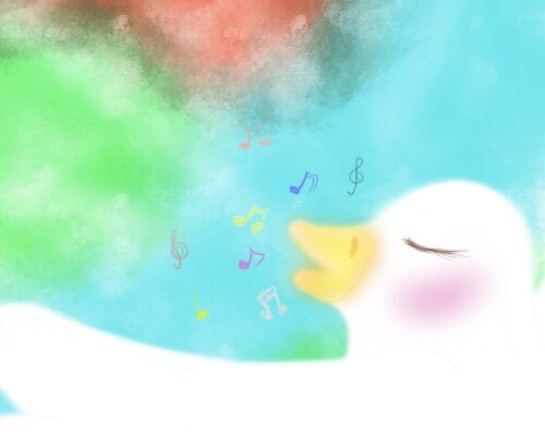 癒しの歌　イラスト