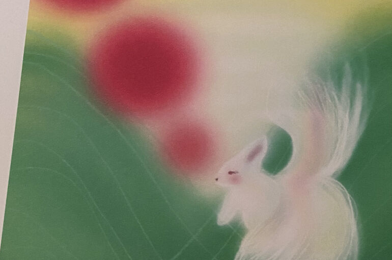 狐さんカードの写真