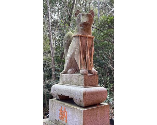 伏見稲荷大社 狛狐 参拝 ヒーリングサロンLuuk